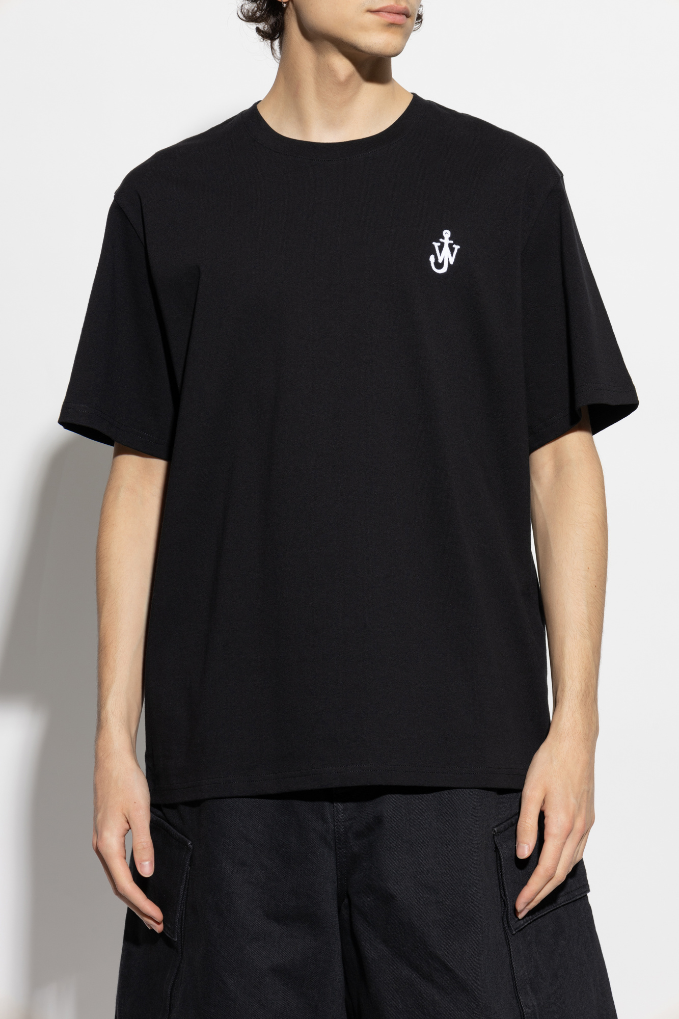 Black T-shirt with logo JW Anderson - Vitkac France